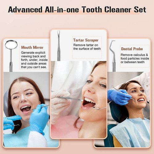Removedor De Placa Para Dientes, Limpiador Blanco