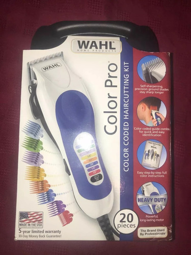 Máquina De Cortar Cabello Wahl Color Pro Original Sellada