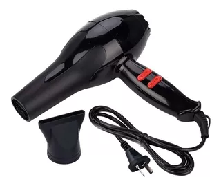 Secador De Pelo Cabello 2 Velocidades Nova 1800w 220v Color Negro