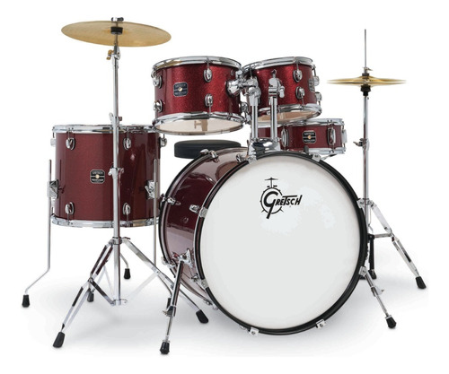 Bateria Gretsch Renegade 5 Piezas Con Atriles