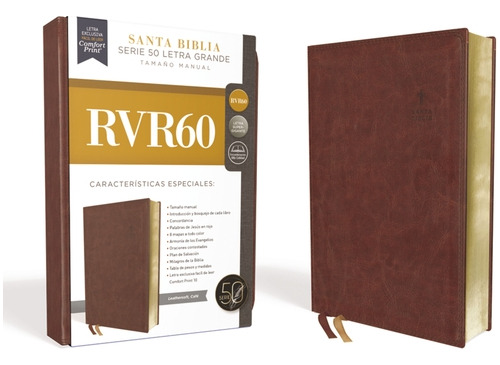 Libro Rvr60 Santa Biblia Serie 50 Letra Grande, Tamaã±o M...
