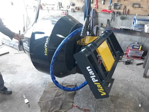 Implemento Trompo Hormigonero Minicargadora Vialplan, Bobcat