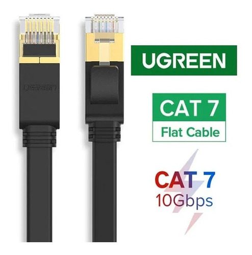 10 Mts. Cat7 F/ftp 10gbps. Cable Red Ethernet Rj45 Ugreen