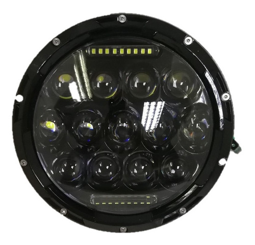 Foco Redondo Led 7'' 75w Para Jeep Tipo Wrangler/samurai X2