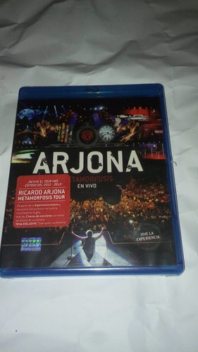Arjona -blu Ray +concierto Metamorfosis- Tour 2013 