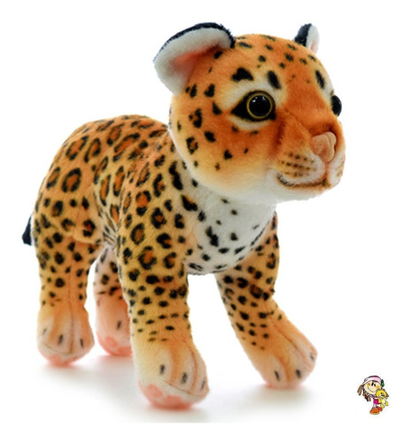 Leopardo De Peluche Parado Original Importado Real 