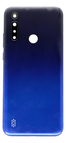 Tapa De Plastico Compatible Con Motorola G8 Power Lite Azul 