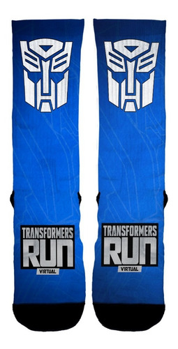 Imagem 2 de 3 de Meia Personalizada - Transformers Autobots - Meias Elite