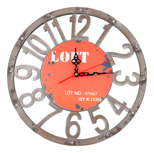 Reloj Retro Con Engranaje De Pared, Decoración Industrial, M