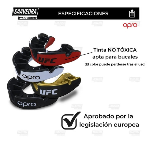 Imagen 6 de 10 de Protector Bucal Opro Silver Uar Rugby Hockey Mma
