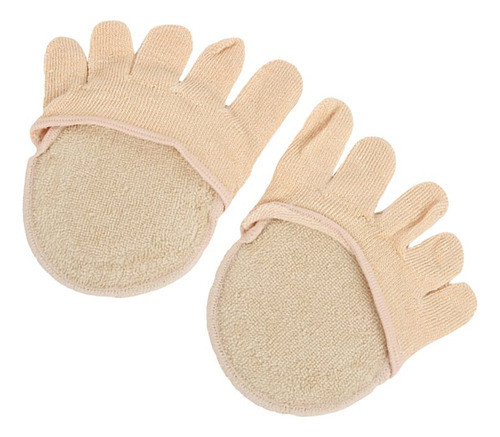 2 Pares De Cinco Dedos Calcetín Protector De Silicona Gel
