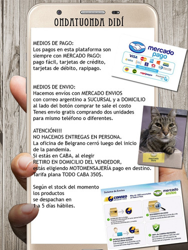 Funda Agenda Para Alcatel 5x (5061) Personalizado Con Cargo