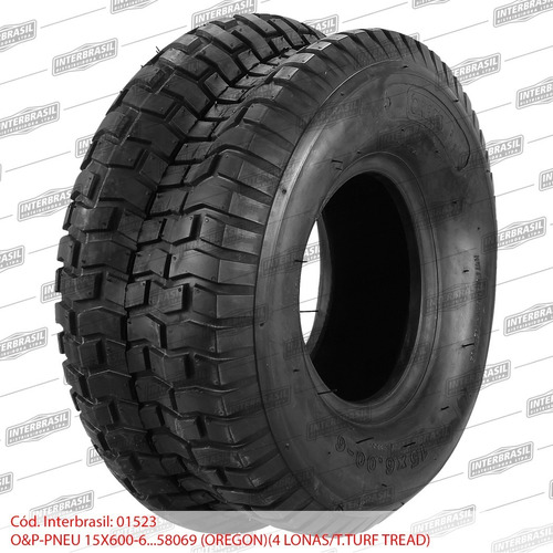 Pneu Oregon 15x6.00-6 Quadriciclo E Trator Cortador Grama