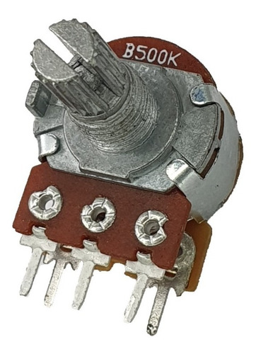 Potenciómetro 500 K Ohm 0.5w Con Interruptor Pequeño