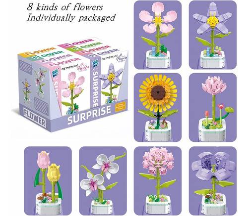 Beimenwai Build Block Flower, Juegos De Construcción De Rama