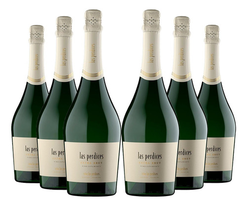 Las Perdices Extra Brut Método Champeniose 6x750 Ml Viña Las Perdices