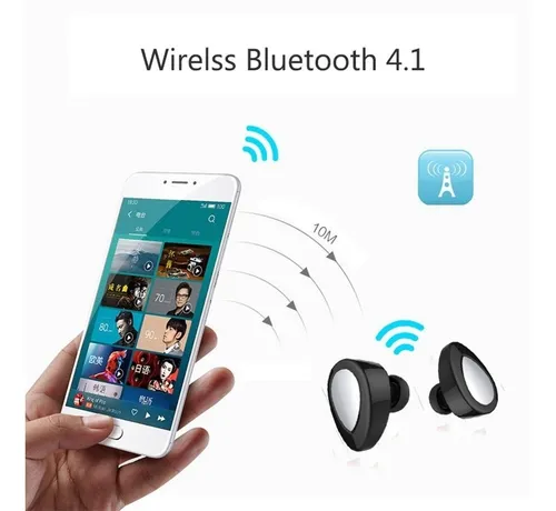 Audífonos Manos Libres Bluetooth Tws Gemelos Caja De Carga