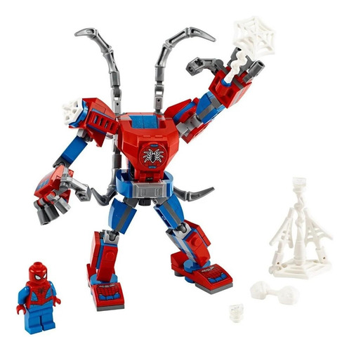 Bloques Para Armar Armadura Robótica De Spider Man Marvel