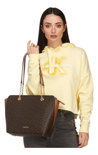 Bolsa Tote Para Mujer Con Logo Estampado Calvin Klein