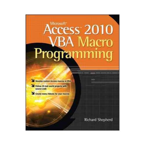 Microsoft Access 2010 Programación De Macros Vba