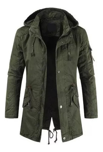 Zmshop Chaqueta Cazadora Gabardina Afelpada De Hombre