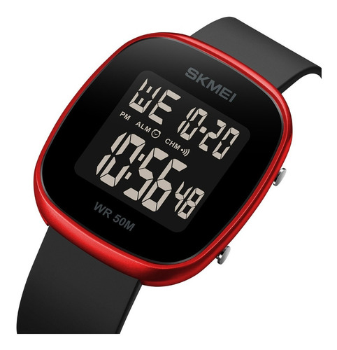 Reloj Pulsera Digital Skmei 1843 Con Correa De Pu Fondo Rd