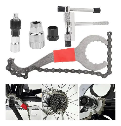 Herramientas Bici Extractor Motor Corta Cadena Llave 5pcs