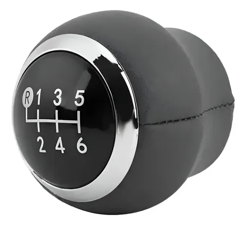 Pomo De Cambio Cromado De 6 Velocidades Para Toyota Auris, Avensis, Corolla, RAV4 Y Yaris – Cuero Y ABS