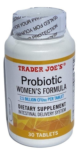 Trader Joe's Fórmula Probiótica Mujeres 2.5b Ufc 30 Tabletas