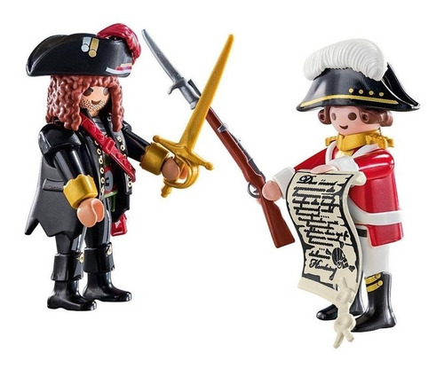 Imagen 2 de 5 de Playmobil Duo Pack 70273 Pirata Y Soldado
