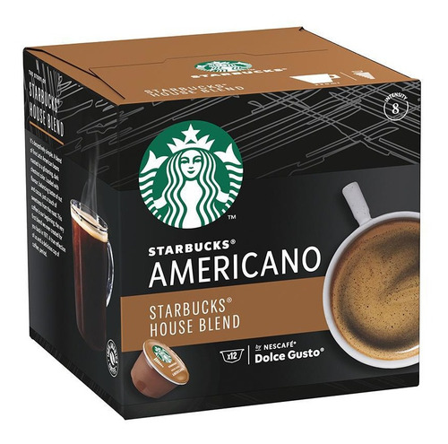 Cápsulas Starbucks Americano Dolce Gusto X 12 Sin Gluten