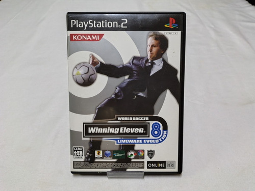 Winning Eleven 8 Liveware Evolution Japonês Jp - Ps2 - Cib (Usado)