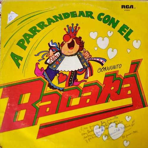 Vinilo Lp Del Conjunto Bacara  A Parrandear Con El (xx523