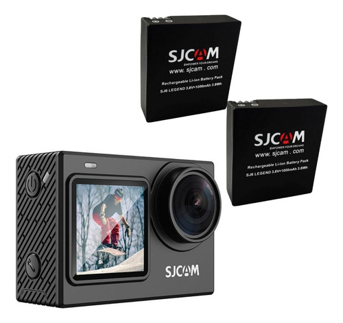 Kit Cámara Más 2 Baterías Sjcam Sj6 Pro 24mp 4k 60 Fps
