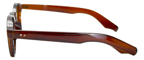 Lentes De Sol Para Hombre Color Cafe Gafas De Sol Redondos