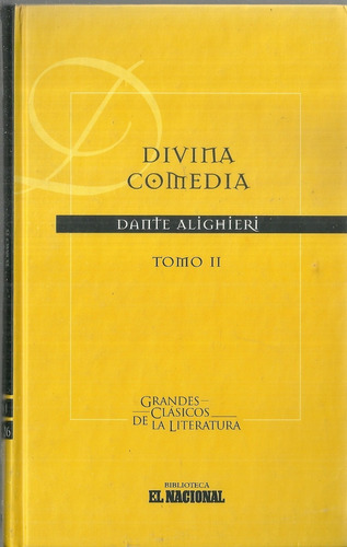 Divina Comedia Dante Alighieri Tomo 2 Libros De Le Nacional