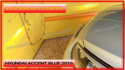 Imagen 1 de 4 de Reparación Focos Faros Silvines Hyundai Accent 2014-2020