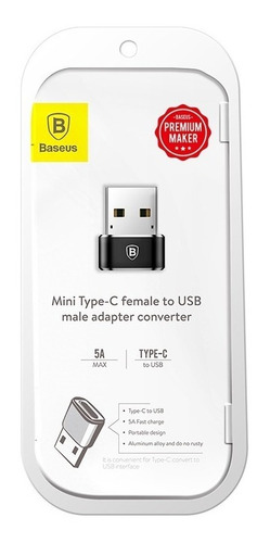 Adaptador Baseus Type-c Para Usb Caaotg-01