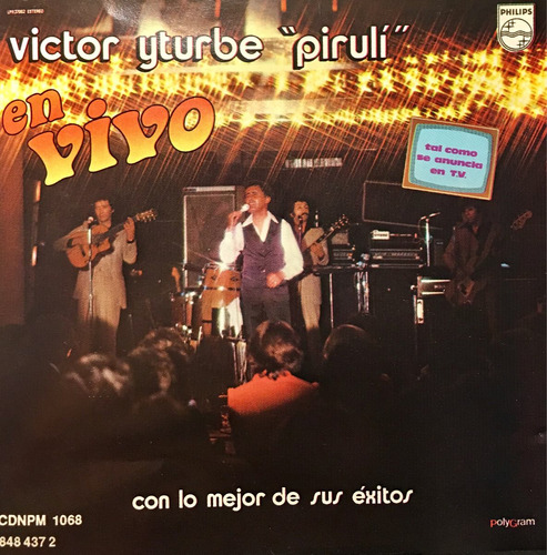 Cd Victor Yturbe Piruli En Vivo Con Lo Mejor De Sus Exitos