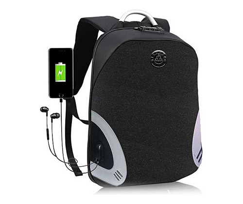 Mochila Anti-theft Urbana Biaowang Candado Usb Reforzada