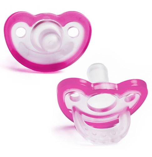 Jollypop Baby Pacifier Single Pack Sin Perfume  Rosado