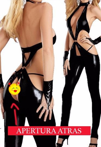 Tipo Stripper Enterito Superhot Con Apertura Talle Unico