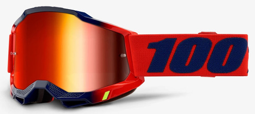 Gafas de motocross 100% Accuri 2 Kearny, rojo y azul