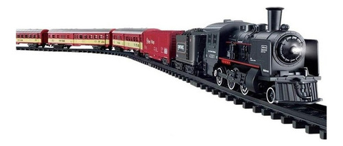 Set De Rieles De Tren De Vapor Negros