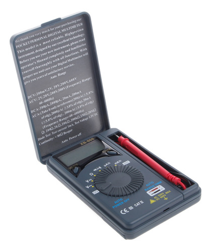 Mini Ferramenta De Teste De Voltímetro Lcd De Alcance Automá