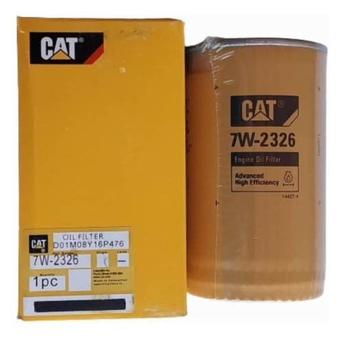 Filtro Cat 7w2326 Bt237 P554407 51459 Lf699 7w-2326 2654407