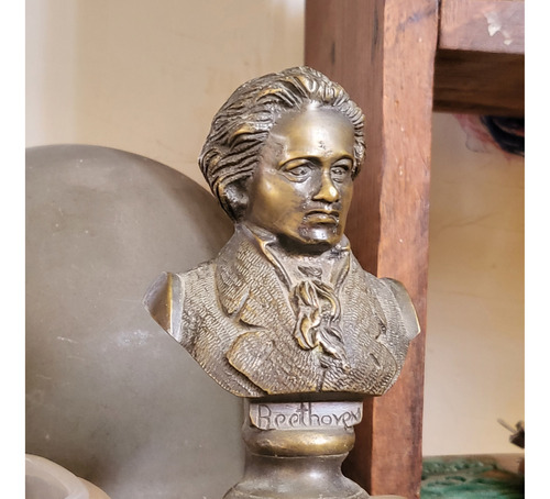 Busto De Bronce Antiguo Beethoven