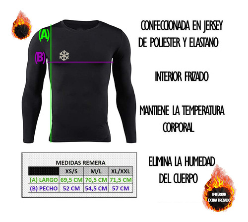 Imagen 3 de 8 de Conjunto Termico Frizado Bajo Cero Completo Frio Extremo
