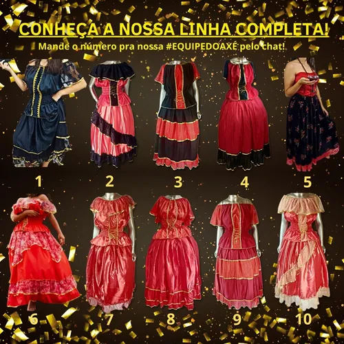 Roupa da pomba gira maria navalha sales