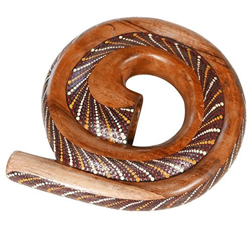 X8 Drums Painted Spiral Wood Didgeridoo With Bag (x8-didg-sp